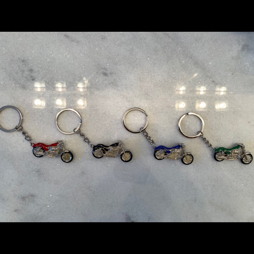 Motorcycle Keychain. All Metal.